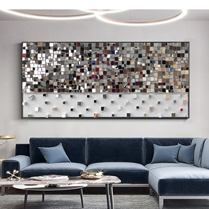 2023 New Arrivals <span class=keywords><strong>3D</strong></span> Bằng Gỗ Khắc Tác Phẩm Nghệ Thuật Với Gương Thủ Công Nghệ Thuật Tùy Chỉnh Thiết Kế Phong Cách Hiện Đại Trang Trí Nội Thất - Product Image 2