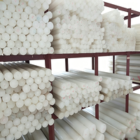 Barre ronde en nylon PA6 à prix avantageux, polyamide 6 haute résistance, tige PA6 pour machines