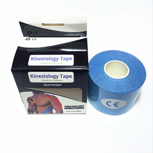 Bande de kinésiologie pour thérapie sportive, 5 cm x 5 m, rouleau flexible adhésif, bandage de soutien musculaire pour la récupération des blessures sportives - Product Image 4