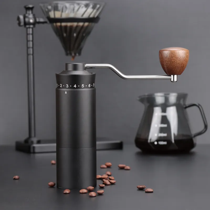 Konisches Handbuch Molino De Granos De Cafe Grat Hand Kaffeebohnen mühle Einstellbare Gewürz mischer Maschine Kaffeemühle