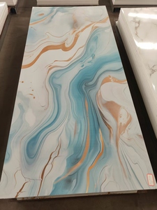 <span class=keywords><strong>Feuille</strong></span> de PVC brillante effet marbre pour décoration, <span class=keywords><strong>feuille</strong></span> de marbre <span class=keywords><strong>carbone</strong></span> ardoise - Product Image 3