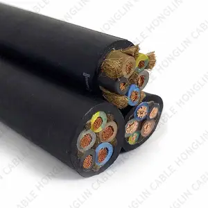 产地国际标准化组织制造商VDE电力电缆H07RN-F \ n5x10 H07RN-F工厂价格橡胶电缆