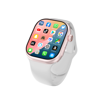 Reloj Inteligente Universal con Correa de Silicona, Sistema Android con Pantalla Táctil Rectangular, GPS, Apto para Actividades Deportivas