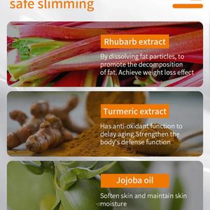 Crème amincissante en gros Chinaherbs, crème naturelle et biologique pour le ventre, exfoliante et blanchissante pour femmes, marque privée - Product Image 6