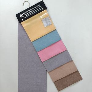 Venta al por mayor de tela de cortina lisa de lino de alta calidad 100% poliéster de alta precisión para sala de estar textil para el hogar No hay comentarios todavía - Product Image 4