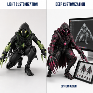 Usine de modèles de collection d'anime OEM, figurine en vinyle kawaii personnalisée, jouet artistique en PVC, figurine d'action OEM, <span class=keywords><strong>dessin</strong></span> <span class=keywords><strong>animé</strong></span> <span class=keywords><strong>3D</strong></span> - Product Image 4
