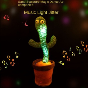 Amy Thỏ Nhảy Múa Xương Rồng Cát Điêu Khắc Điện Đồ Chơi Sang Trọng-Lắc & Twist Để Tìm Hiểu Để Nói Hát & Tỏa Sáng 20Cm Đảng Ủng - Product Image 3