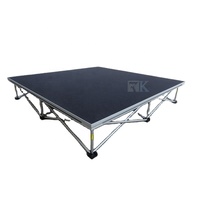 Plateforme de scène en contreplaqué de 18 mm, installation facile, plateforme de scène légère