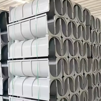 Caniveau en U en PRV (Polymère Renforcé de Fibres de Verre) pour drainage, résistant à la corrosion, haute qualité, découpe sur mesure