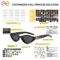 Gafas de Sol Estilo Ojo de Gato TWOOO T1795, Estilo de Celebridad de Internet, Protección UV, Retro, de Alta Gama, Modernas, Nuevas, Venta al Por Mayor de Fábrica