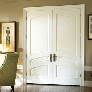 Puerta Interior de WPC Hueca Premium con Diseño Decorativo en el Núcleo, Acabado Moderno Impermeable, Apertura Manual - Product Image 1