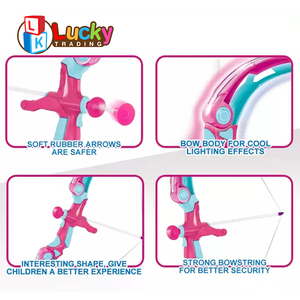 Ensemble arc et flèches LK Toys, série chasse, <span class=keywords><strong>jeu</strong></span> de plein air, jouet sportif en plastique, arbalète, ensemble de tir à l'arc - Product Image 5