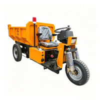 SINMAN Mini-dumper électrique à trois roues de 1,5 tonne à grande capacité pour l'exploitation minière