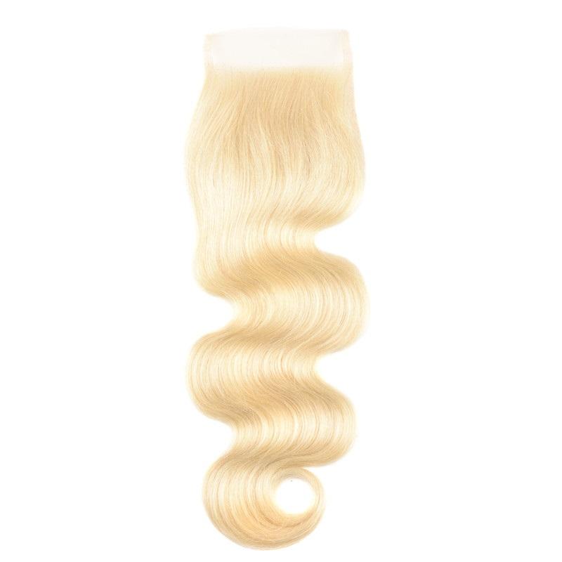 613 4x4 lace closure Body wave