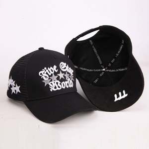 Gorra Trucker de 5 Paneles con Malla y Logotipo de Diamantes de Imitación Personalizado, Bordado Completo, Estilo Hip Hop, Unisex para Adultos - Product Image 6