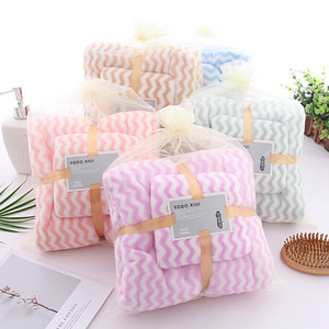 Serviette <span class=keywords><strong>de</strong></span> <span class=keywords><strong>bain</strong></span> et <span class=keywords><strong>de</strong></span> <span class=keywords><strong>plage</strong></span> en microfibre corail à carreaux tissés, séchage rapide, ensemble large et épais, douce pour adultes - Product Image 5