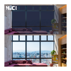 Fenêtres de toit transparentes de bonne qualité, façades électrochromiques intelligentes, verre intelligent SPD H&C - Product Image 1