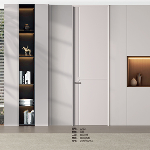 Portes intérieures de haute qualité pour maisons Portes intérieures personnalisées Salon moderne Porte en bois - Product Image 6