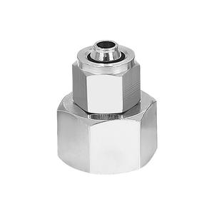 Acoplador Rápido Huihong M10 M14 M16 M20 6 8 10 12mm Conector Recto Roscado de Cobre Niquelado - Product Image 1