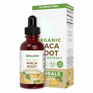 WELLBODY OEM/ODM Gotas líquidas de raíz de maca para adultos Hombres Mujeres Soporte sexual Energía Certificación <span class=keywords><strong>ISO</strong></span> - Product Image 1