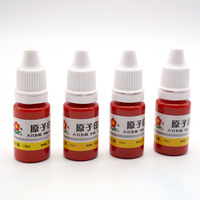 No.8801 10ml Atomic Stamp Ink Stamp Tampon Encre Comptabilité Professeur Financier Spécial Encre Rouge, Bleu et Noir