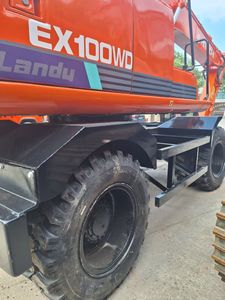 Potente excavadora de cadenas Hitachi EX100WD usada, modelo 2022, 10 toneladas, bomba hidráulica, caja de cambios, motor y engranajes en venta - Product Image 6