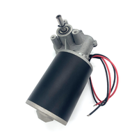 Moteur à engrenages à vis sans fin à réduction 60:1 pour ouvre-porte automatique, compatible maison intelligente, DC24V 180W, cadre 63mm, faible bruit, installation facile