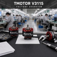Moteur Brushless T-MOTOR V3115 400KV 640KV 900KV 1050KV 3-12S, poussée de 5000g pour drone FPV Cinelifter X4 X8 de 8 à 11 pouces à charge lourde