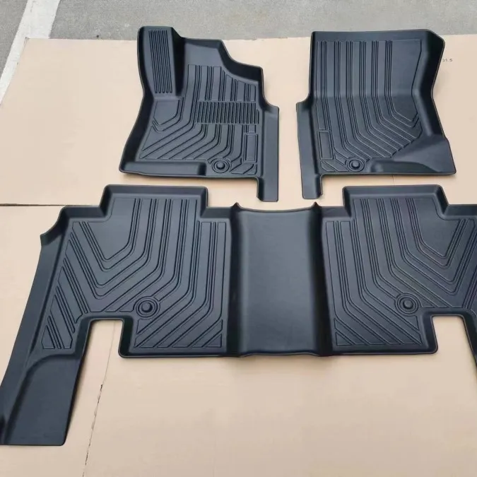 Op Maat Gemaakte 3d Waterdichte Automatten Voor Ssangyong Musso Pick-Up Truck Ute Vloerbekleding Voetkussens Niet-Slippende Autotapijten