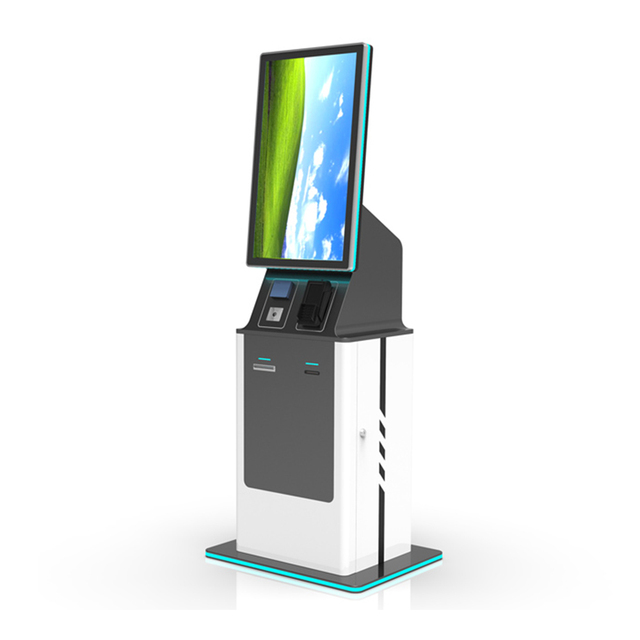 EMV Certified Credit Card Terminal Kiosk Electronic Bill Automatic Cash and Banknotes Coins Payment Machine with Card Reader