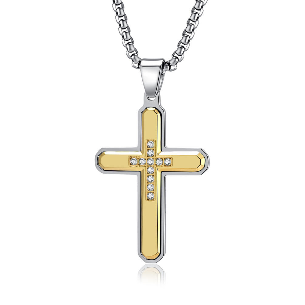 จี้เดี่ยวสีเงินสีทองไม่มีโซ่