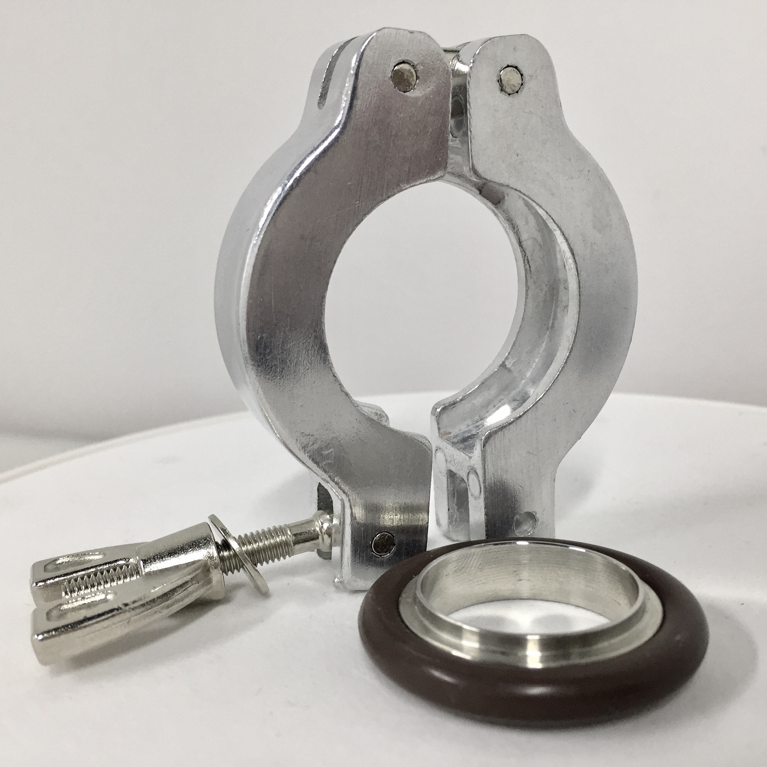 SS304 Vacuum Nipple Fittings KF Stub End Lapped Flange