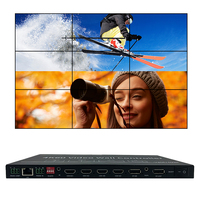 Controlador de Video Wall 4K 60Hz 3x3, Procesador de Empalme HDMI de 9 Canales con Función de Rotación para Pantallas de Publicidad y CCTV