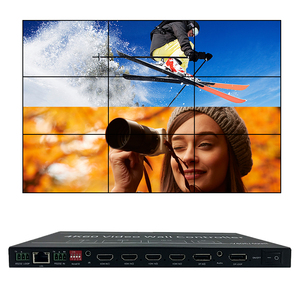 ตัวควบคุมวิดีโอวอลล์ 4K 60Hz 3x3 ช่องสัญญาณ <span class=keywords><strong>HDMI</strong></span> 9 ช่อง พร้อมฟังก์ชันการหมุน สำหรับจอแสดงผลโฆษณาและกล้องวงจรปิด - Product Image 2