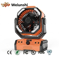 Ventilateur de table intelligent OEM WLS-1535 avec écran LCD, ventilateur portable mini turbo rechargeable pour les vendeurs e-commerce