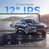 AZDOME PG19X 4K 11.26 ''écran tactile GPS Super condensateur Support G-Sensor 2CH 4K + FHD Dash Cam voiture caméra voiture boîte noire Streaming