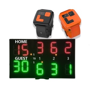 Marcador Digital Electrónico de Pádel YIZHI con Pantalla LED y Control por Reloj para Puntuación en Juegos de Tenis de Interior - Product Image 1