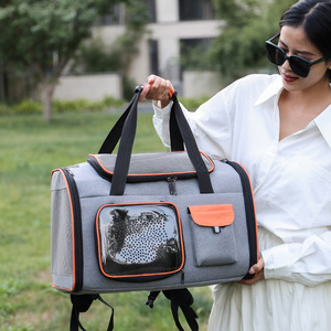 Bolsa para gatos/mascotas, bolso de transporte portátil, mochila espaciosa y transpirable para mascotas, bolsa para perros y gatos - Product Image 3