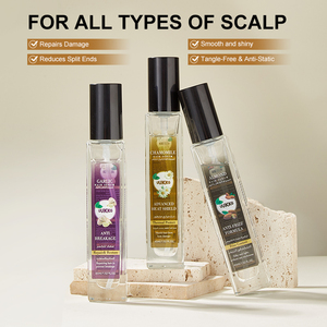 Sérum capillaire à l'amande UUKKG, formule anti-frisottis, huile d'argan naturelle, réparation des cheveux, anti-casse à l'<span class=keywords><strong>ail</strong></span>, camomille, huile capillaire protectrice contre la chaleur - Product Image 3