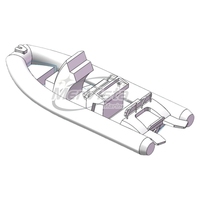 Mer Vista Ocean Master 16 ft Hypalon Sport Dockitjet Rib Gonflable Pvc Boat Jet Ski