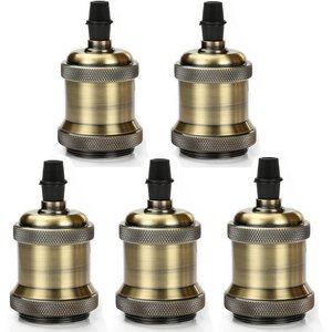 Vintage E26 <span class=keywords><strong>E27</strong></span> Cơ Sở Gốm Nhôm Bóng Đèn Ổ Cắm - Product Image 1