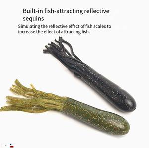 Aotuo Esche Artificiali Morbide a Tubo Cavo Galleggiante da 9,5 cm 6g, Realistiche a Forma <span class=keywords><strong>di</strong></span> Calamaro/Polpo, per la Pesca <span class=keywords><strong>di</strong></span> Spigole in Acqua Dolce e Salata - Vendita Calda - Product Image 4