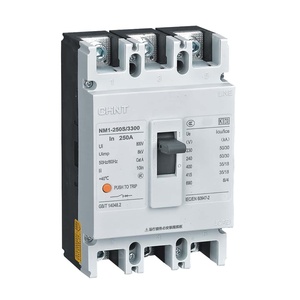 เบรกเกอร์แบบหล่อขึ้นรูป <span class=keywords><strong>Chint</strong></span> <span class=keywords><strong>NM1</strong></span>-250S/3300 MCCB 3 โพล 160A 200A 250A 35kA IEC60947-2  เบรกเกอร์แรงดันต่ำอุตสาหกรรม CHNT - Product Image 1
