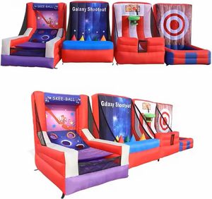 Jeu de fête gonflable portable 4 en 1 comprenant un panier de <span class=keywords><strong>basket</strong></span> pour les fêtes en plein air et les locations d'événements pour le jeu en intérieur - Product Image 3