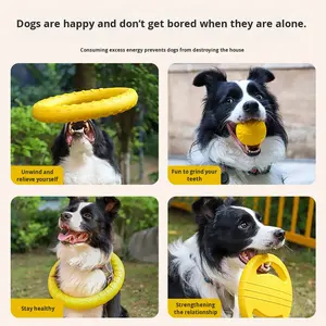 Disco Volante Moderno in EVA per Cani di Taglia Grande - Giocattolo Indistruttibile per Masticare e Addestramento - Product Image 5