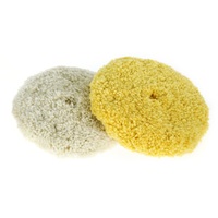 Tampon de polissage en laine de 200mm (8 "), tampon double face en laine naturelle 100% avec filetage 5/8-11 pour la coupe et le polissage du composé à 2 côtés