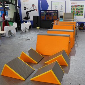 Bouwsteen Zachte Speelsets Kinderen Spelen Pretpark Speeltuin Outdoor Ballenbak Met Glijbaan Wit - Product Image 4