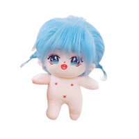 En stock, prêt à être expédié, poupées en peluche K-pop de 20 cm, poupées en coton, poupées nues, poupées avec squelette en plastique, support en PVC