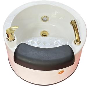Bol de pédicure de luxe <span class=keywords><strong>spa</strong></span> pour les pieds avec fonction tourbillon repose-pieds de beauté rond pour enfants pour salons de manucure - Product Image 1