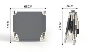 Letto pieghevole regolabile multifunzionale-durevole e portatile per uso domestico, alberghiero e esterno - Product Image 4
